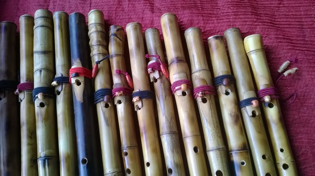Native American Style 6-Hole Bamboo Flute/Various Keys item# F002 
